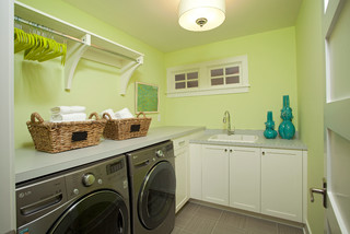 laundry room tips to brighten up dark rooms
